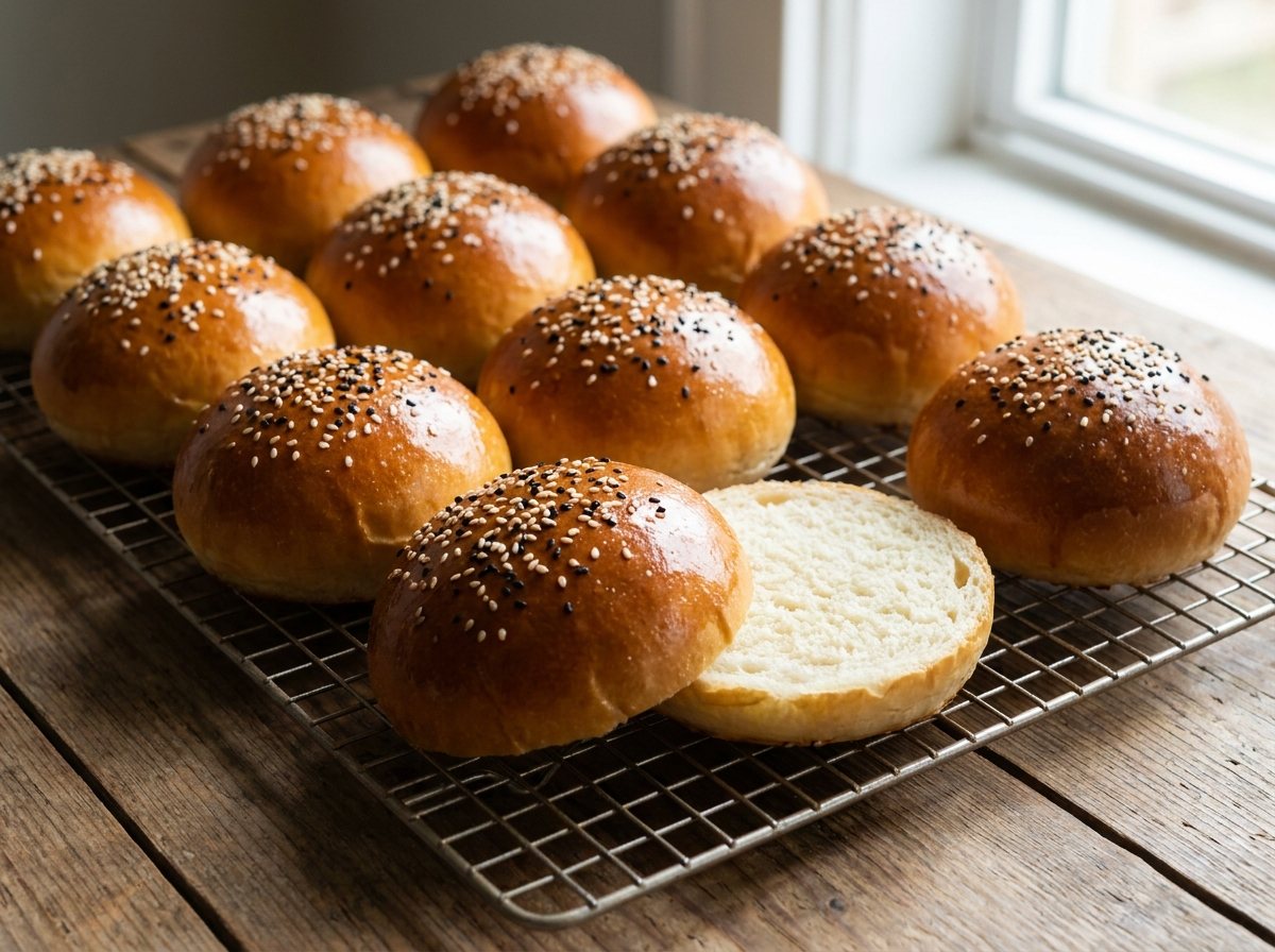 Pan para hamburguesa artesanal